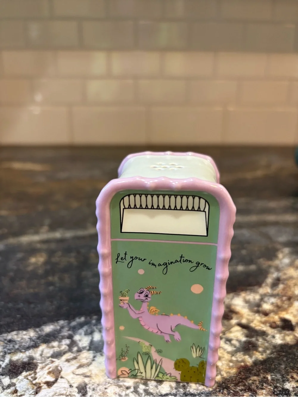 EPCOT Flower & Garden Festival figment Salt pepper Shaker, home